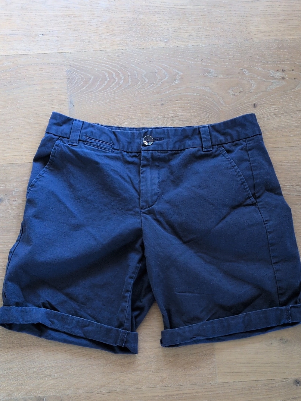 GAP Boyfriend Roll-up Navy Khakis - Women's Size 0